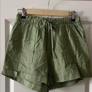 Gilli Sage Green Women's Cargo Shorts
